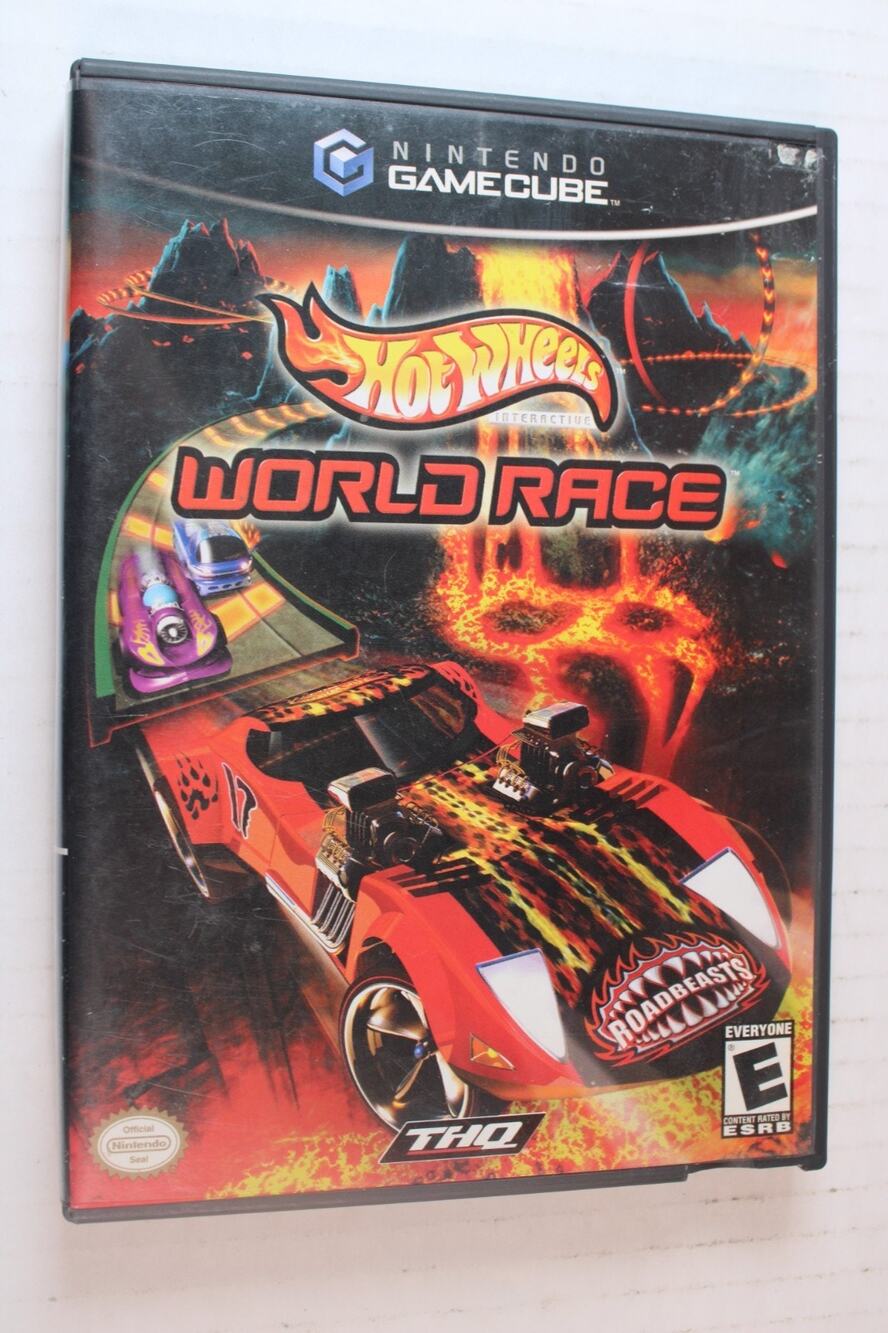 Hot Wheels World Race (Nintendo GameCube) Authentic, Tested/works